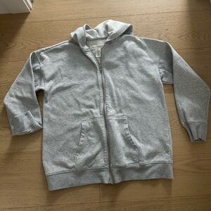 Treasure & Bond youth Heather Gray Zip-Up Jacket